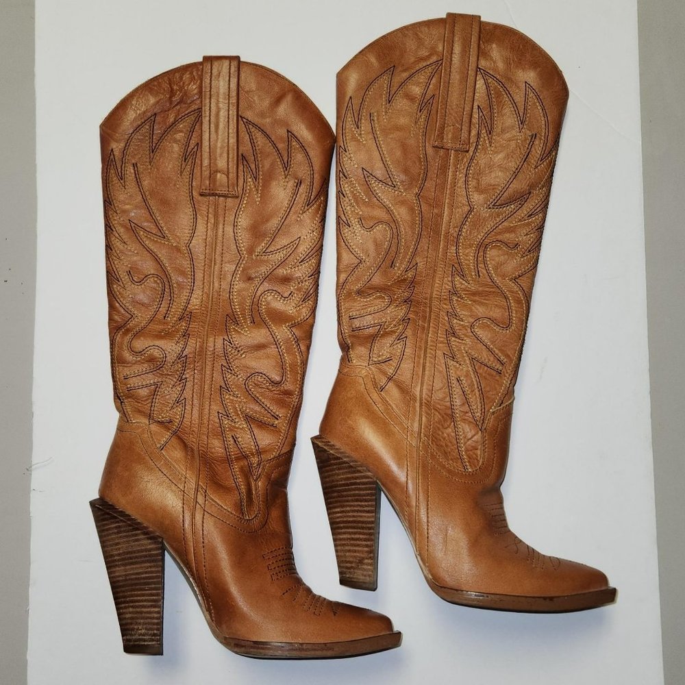 RARE Jessica Simpson Boots - Package deal - Brown Alan 8 & Black Abilene 8.5
